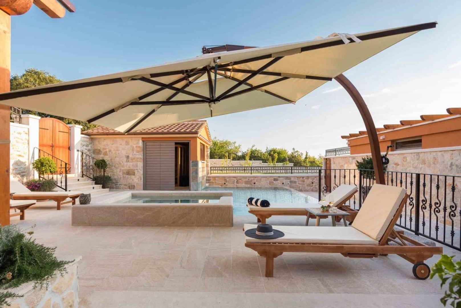 Luxury Villa Finessa Skradin 2 With Heated Pool, Jacuzzi And Sauna Exterior photo