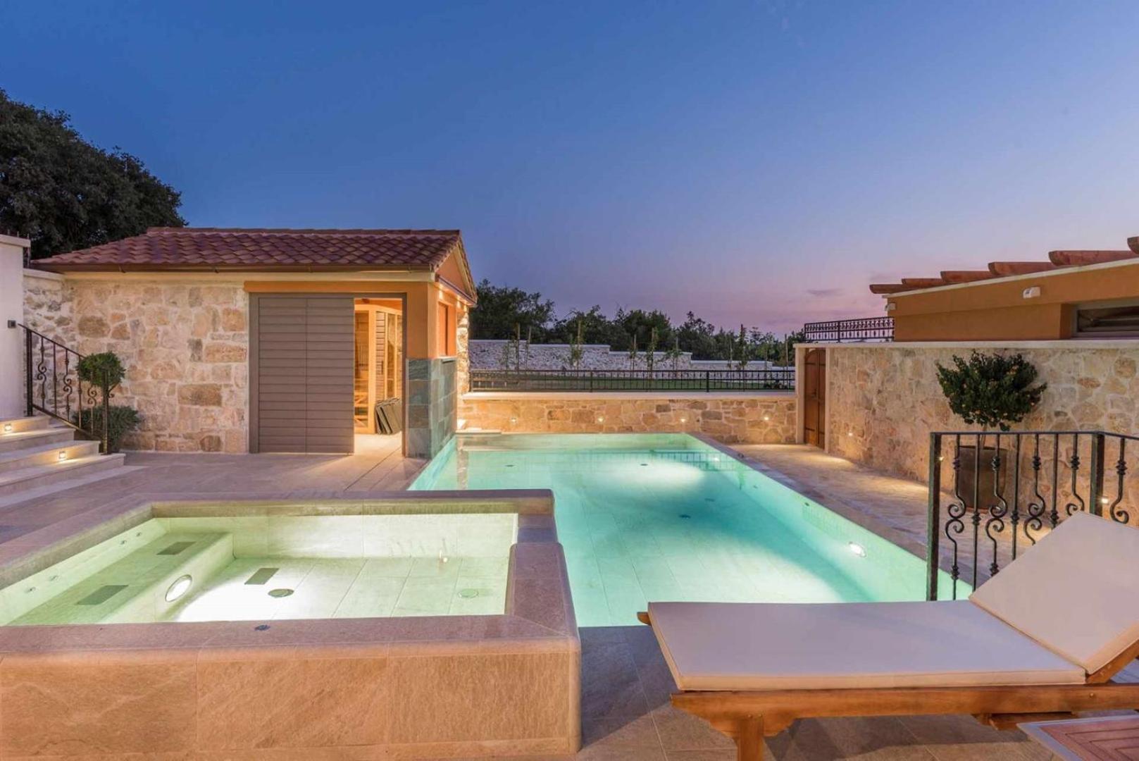 Luxury Villa Finessa Skradin 2 With Heated Pool, Jacuzzi And Sauna Exterior photo