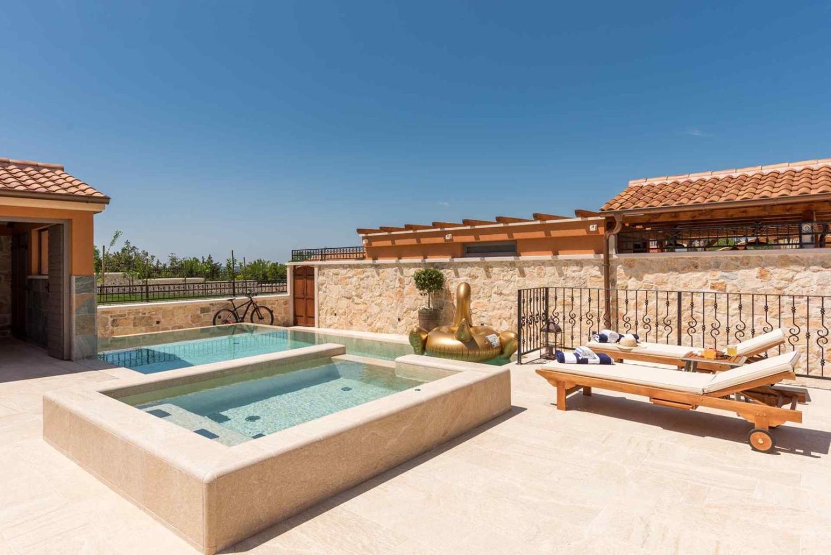 Luxury Villa Finessa Skradin 2 With Heated Pool, Jacuzzi And Sauna Exterior photo