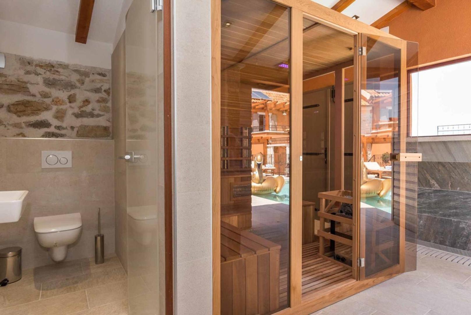 Luxury Villa Finessa Skradin 2 With Heated Pool, Jacuzzi And Sauna Exterior photo