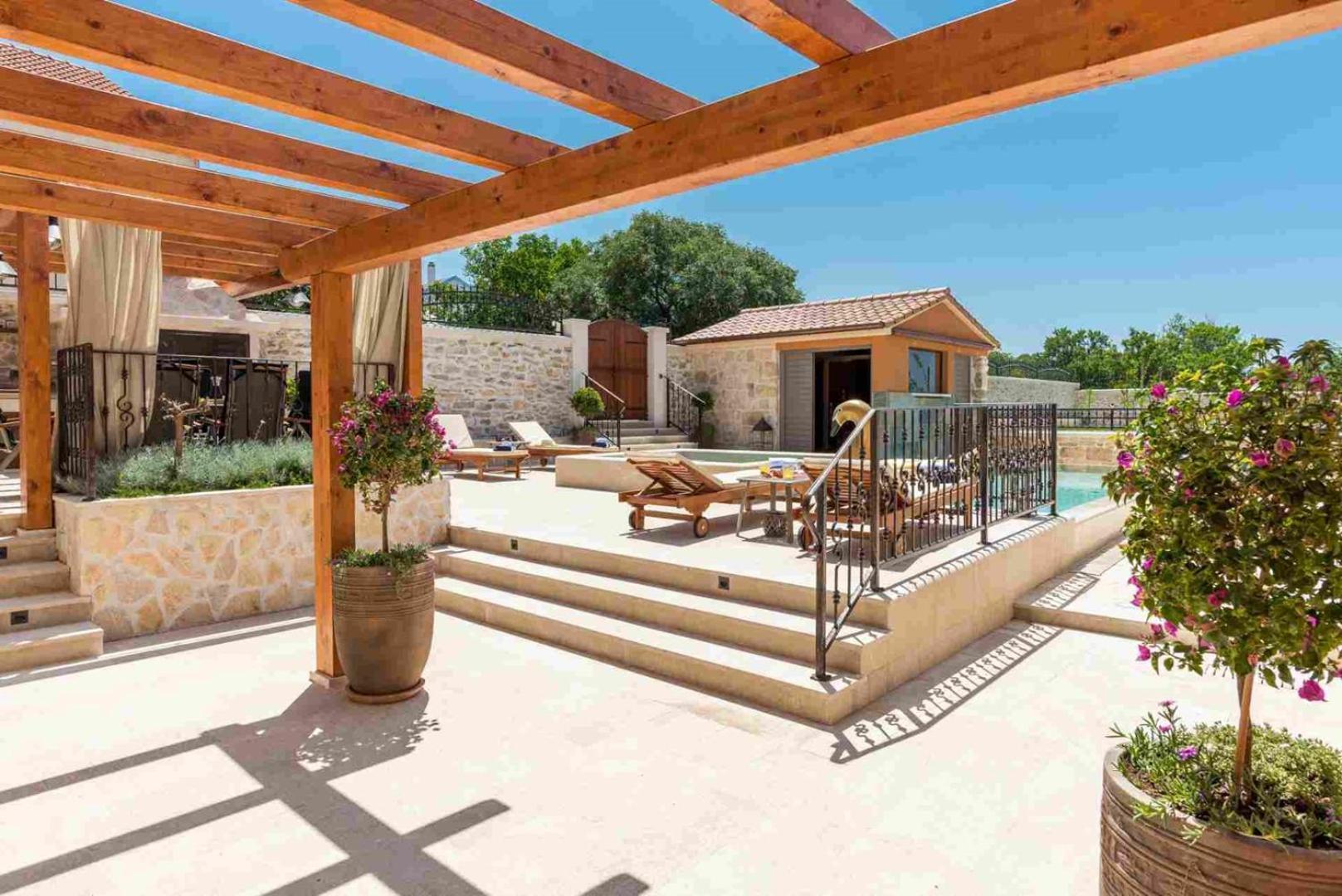 Luxury Villa Finessa Skradin 2 With Heated Pool, Jacuzzi And Sauna Exterior photo