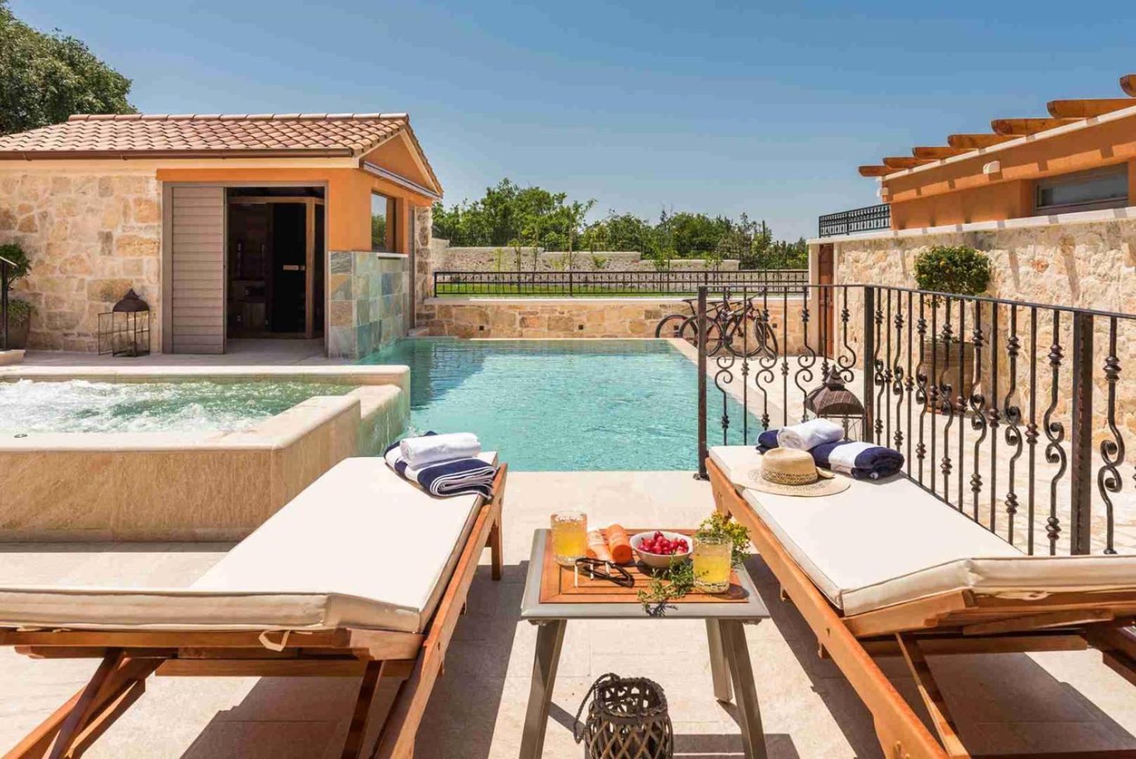 Luxury Villa Finessa Skradin 2 With Heated Pool, Jacuzzi And Sauna Exterior photo